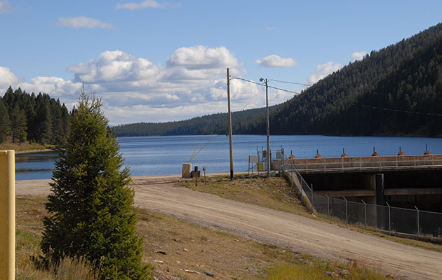 a photo of Hebgen Dam